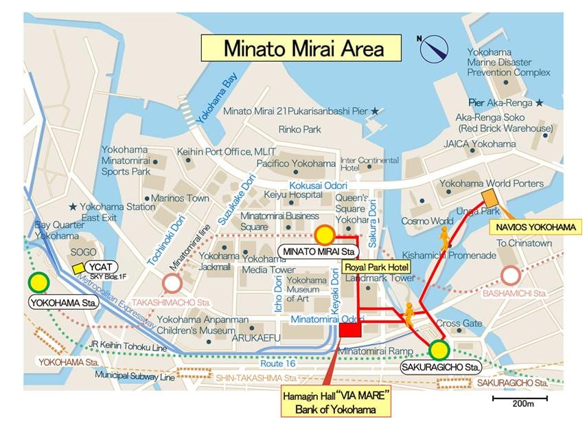 minato mirai 21 мапа