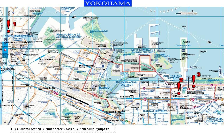 Yokohama одење мапа
