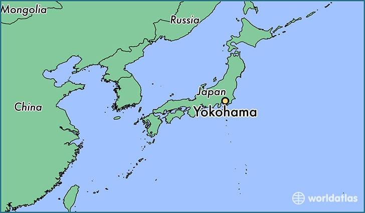 Карта на Yokohama на