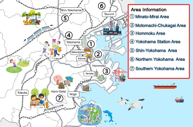 Yokohama места на мапата