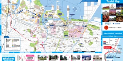 Карта на Yokohama атракции