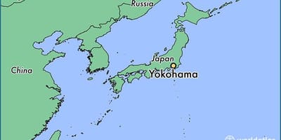 Карта на Yokohama на
